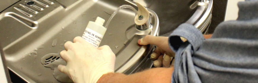 2017 Lead Sampling Pilot Project: Testing for lead in the water at a drinking fountain