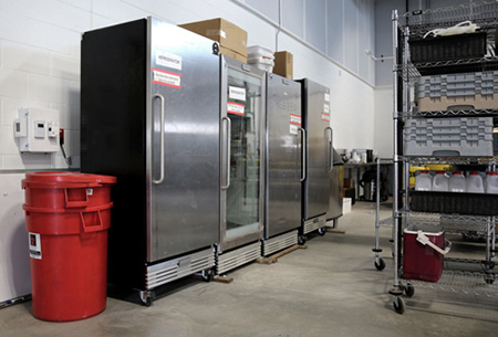 DEQ Tech Center sample storage